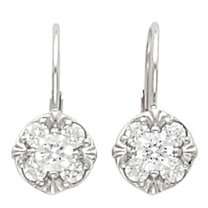 Filgree & Vintage  Lever Back Earring Mounting 