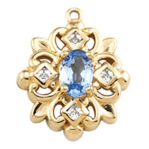Dangle Mounting for Oval Center