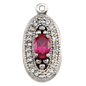 Dangle Mounting for Oval Center