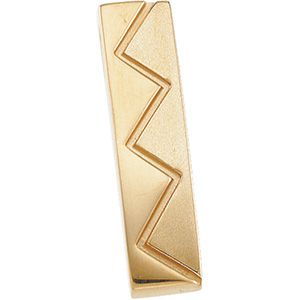 Zig Zag Design Vertical Bar Pendant