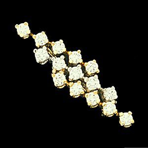 Two Tone Brooch Mounting 
