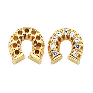 Horseshoe Earring Mounting 