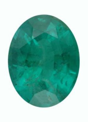 Oval Genuine Emerald (Black Box)
