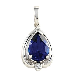 Pendant Mounting for Pear Shape Center