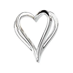 Shadow Heart Pendant Slide