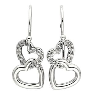 Linked Hearts Earring Mounting 