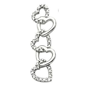 Linked Hearts Pendant Mounting 