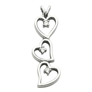 Triple Heart Pendant Mounting