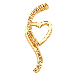Heart Pendant Slide Mounting