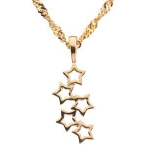 Gold Fashion Star Pendant 