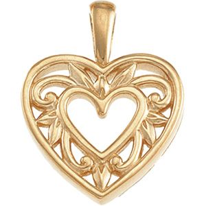 Openwork Heart Pendant