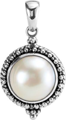 Mabé Cultured Pearl Pendant