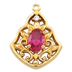 Dangle Mounting for Oval Center