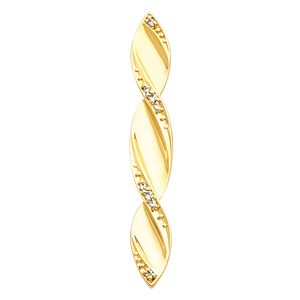 Twisted Design Brooch Mounting