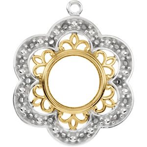 Vintage Style Dangle Mounting for Round Center