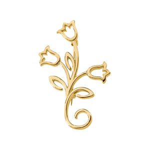 Gold Fashion Brooch