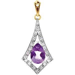 Pendant Mounting for Pear Shape Center