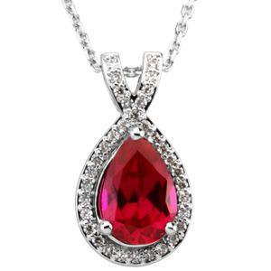 Pendant Mounting for Pear Shape Center
