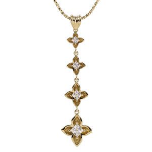 Journey Linked Flower Pendant Mounting