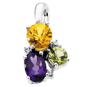 Multiple Stone Color Fashion Pendant Mounting