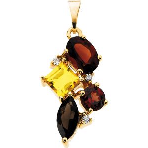 Multiple Stone Fashion Dangle Mounting
