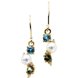 Multiple Stone Color Fashion Dangle Mounting
