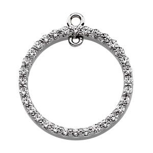 Circle Dangle with Interior Jump Ring