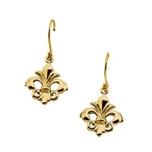 Fleur-de-Lis Dangle Earring
