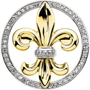 Fleur-de-lis Pendant Slide Mounting