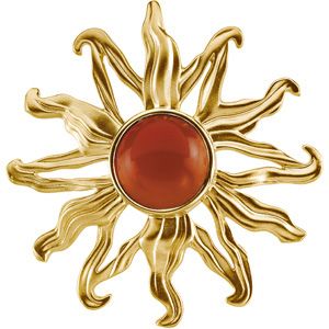 Sun Pendant Mounting  for Round Center