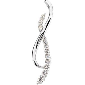 3/4 ct tw Journey Diamond Pendant