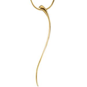 Gold Fashion Pendant on an 18