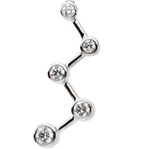 5 Stone Journey Pendant Mounting 