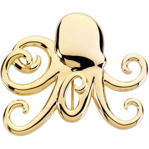 Octopus Brooch