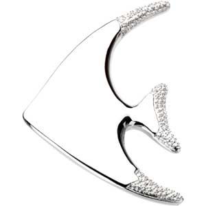 Angel Fish Brooch Mounting 