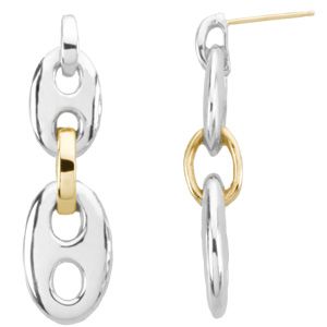 Two Tone Metal Fashion Marine Link 