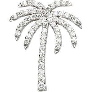 Petite Palm Tree Pendant Mounting 