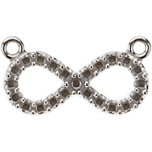 Petite Infinity Pendant Trim for Diamonds 