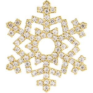 Petite Snowflake Pendant Mounting 