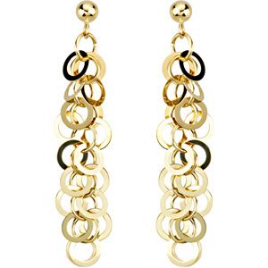 Gold Fashion Dangle Earrings