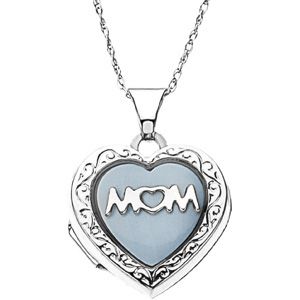 Mother of pearl heart shaped 