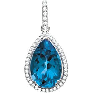 Pendant Mounting for Pear Shape Center