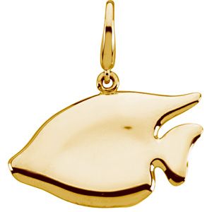 Gold Fashion Sunfish Charm