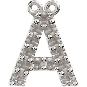 Petite Initial  Necklace Center Mounting
