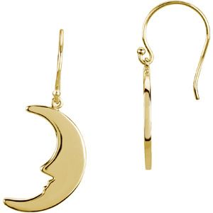Petite Moon Earrings