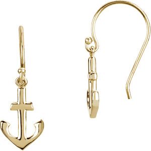 Petite Anchor Earrings