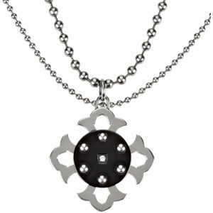 Ion Plated Pendant on a Multi Strand Chain