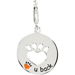 Heart U Back&trade; Paw Charm