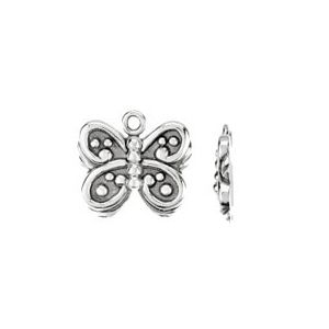 Two Tone Butterfly Dangle