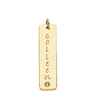 Posh Mommy&trade; Engravable Tall Tag Pendant Mounting